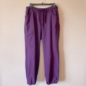 Eggplant - Cherokee Infinity Scrub Pants